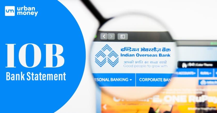 IOB Bank Mini Statement