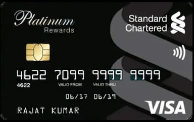 Standard Chartered Platinum Rewards<br/>Credit Card