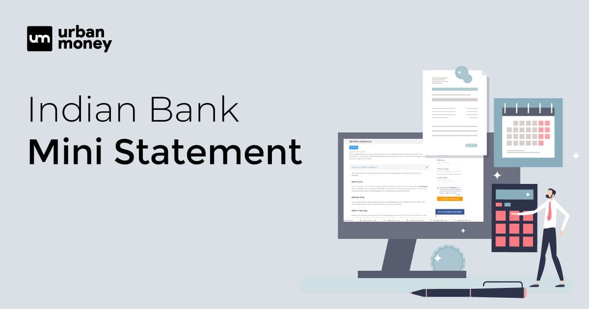 Indian Bank Mini Statement by SMS, Missed Call and Mobile Banking