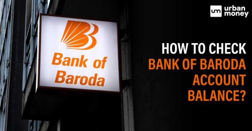 Bank of Baroda Balance Check