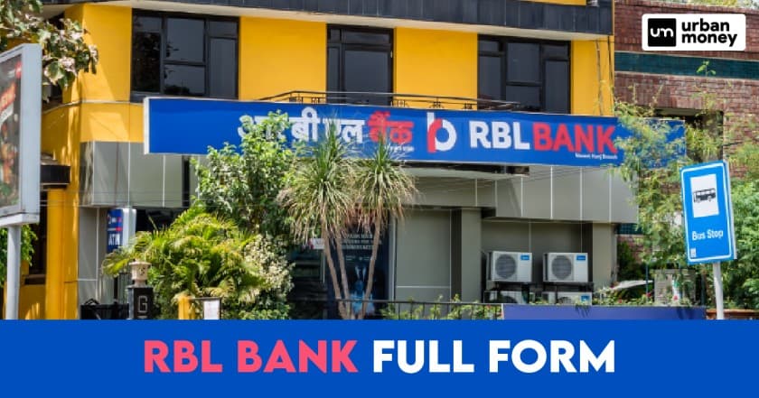RBL Bank Full Form - Ratnakar Bank Limited