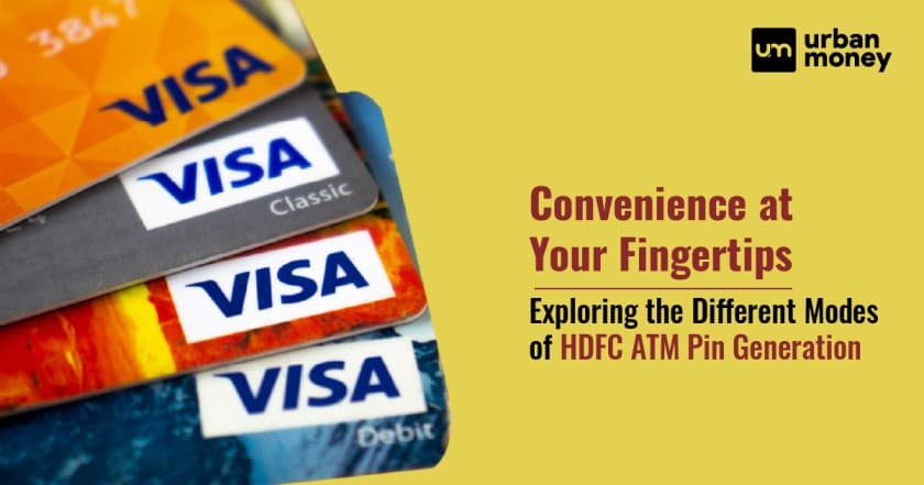 HDFC Debit/ATM Pin Generate Through Net Banking & SMS