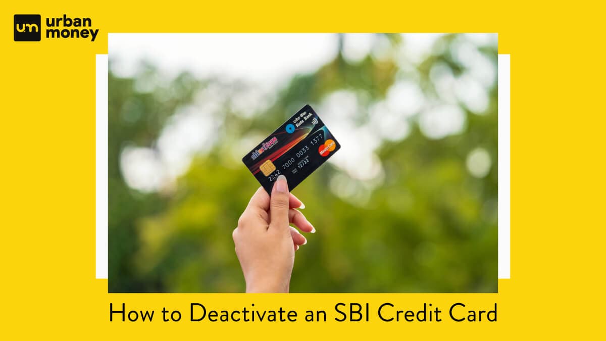 Deactivating an SBI Credit Card