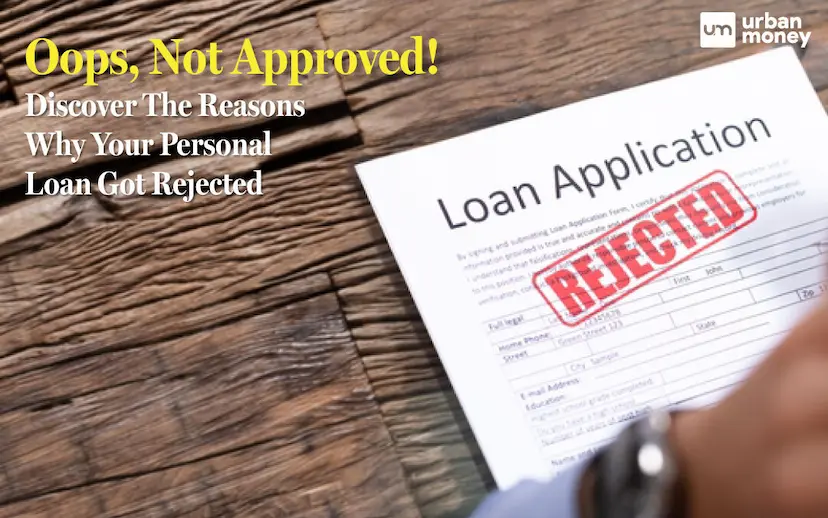 Reasons For Personal Loan Rejection