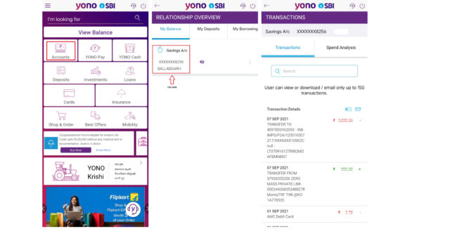 sbi mini statement details by mobile banking