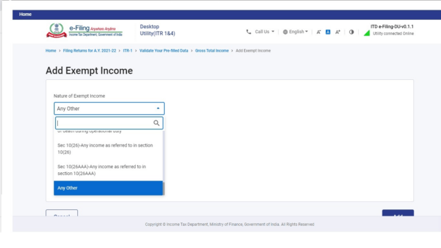 4th Step Pension ITR