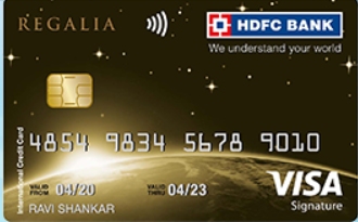 HDFC Regalia Credit Card