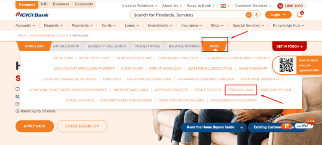 track-my-loan-icici
