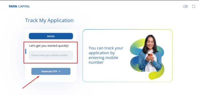Tata home loan application status