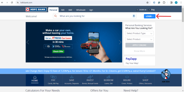 HDFC Bank Login