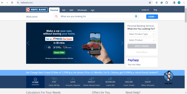 HDFC Bank Online